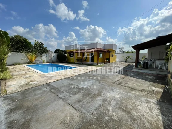 Imagem CASA COM SUÍTE, ÁREA GOURMET, PISCINA, 3 QUARTOS, POÇO ARTESIANO, CHURRASQUEIRA