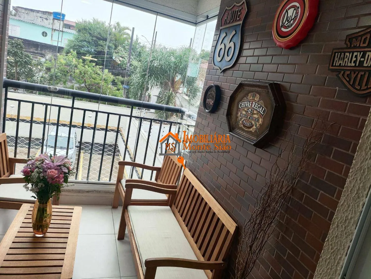 Imagem Apartamento a venda com 61m² com 2 quartos, 1 suíte, 1 vaga coberta e varanda gourmet - Jardim Aida