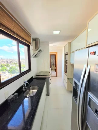 Imagem Apartamento de alto padrão vista mar com duas suítes armários planejados a venda no Horto Florestal