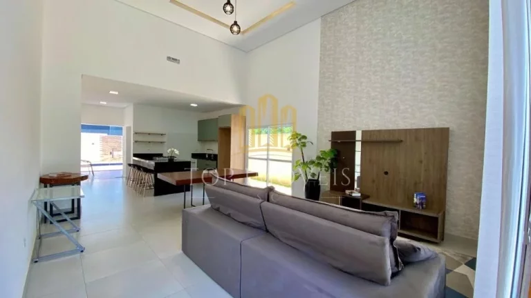 Imagem Maravilhosa casa três dormitórios suíte espaço gourmet piscina em condominio fechado
