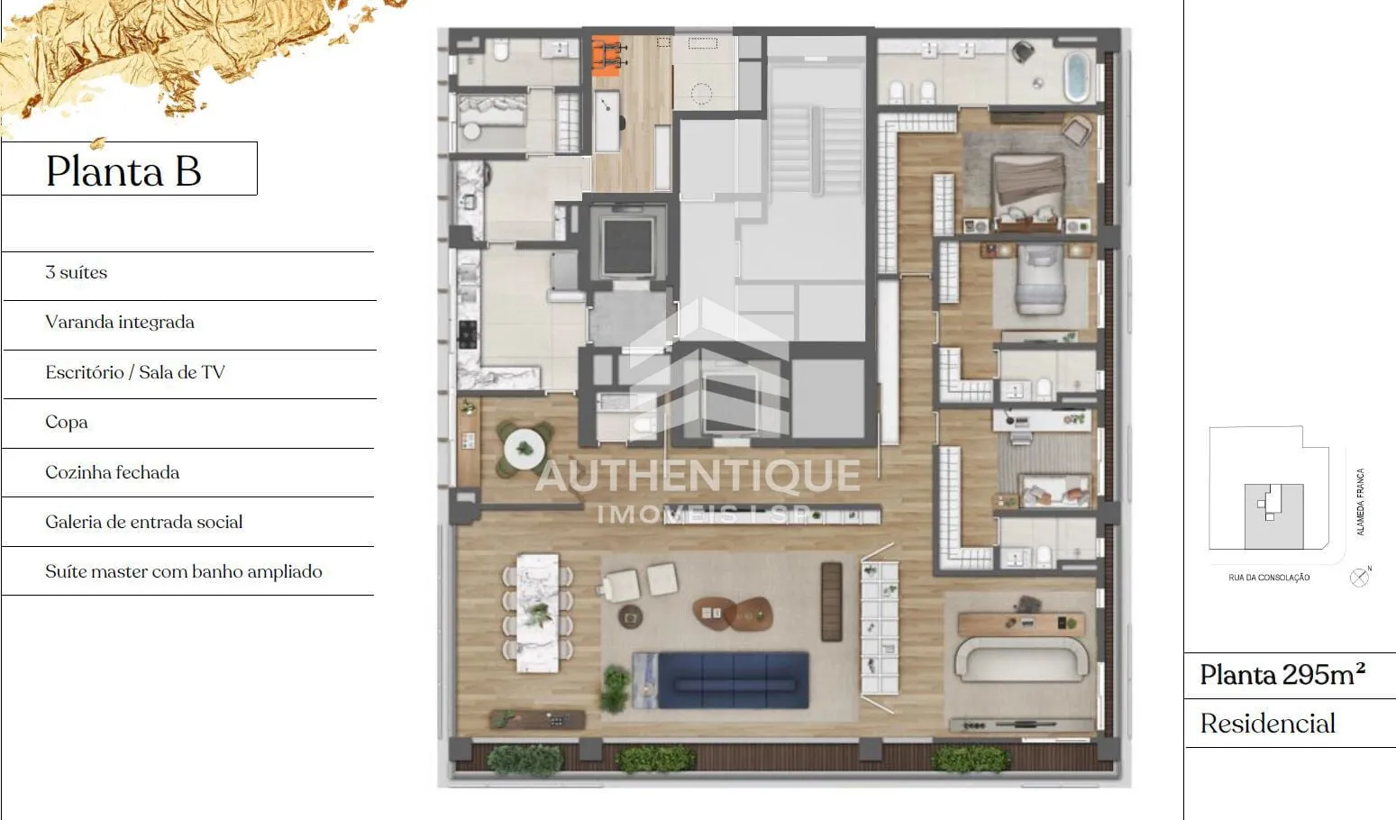 Imagem AYYA JARDINS - Apartamento à venda no bairro Jardim Paulista - São Paulo/SP, Zona Sul