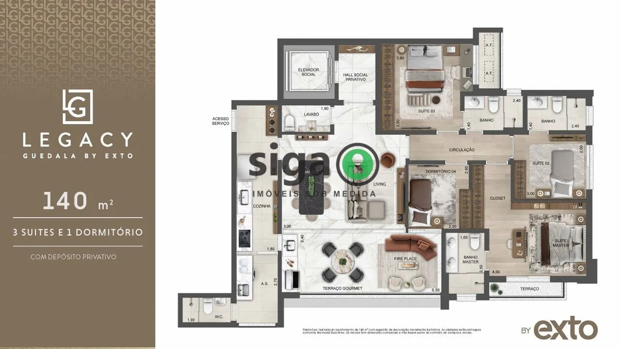 Imagem Apartamento para venda no Jardim Guedala, São Paulo - SP