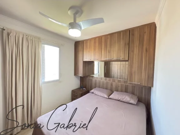 Imagem Apartamento à venda em Valinhos-SP, Condomínio Vale das Figueiras: 2 quartos, 2 salas, 1 banheiro e vaga de garagem!