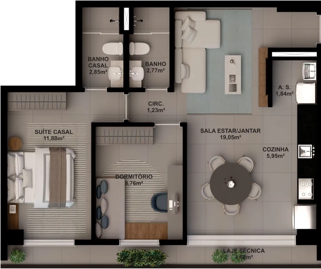 Imagem Apartamento à venda no bairro Jardim América - Goiânia/GO