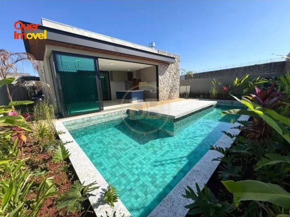 Imagem Casa em condomínio Siena: 3 quartos, 3 suítes, 2 salas, 4 banheiros, 4 vagas de garagem, 250m² - Ribeirão Preto-SP. Quer imóvel Negócios Imobiliários!