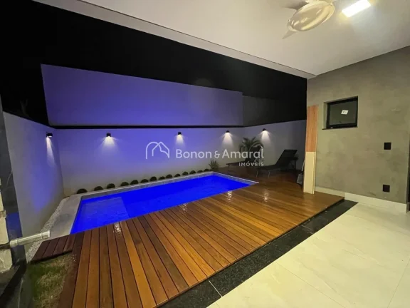 Imagem Linda casa sobrado à venda no Condomínio Terras da Estância, em Paulínia. Com projeto moderno e ...