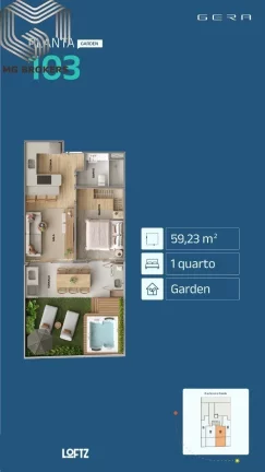 Imagem Apartamento à venda na Gávea, Rio de Janeiro - 1 quarto, 1 sala, 38m² de área - Imperdível oportunidade!