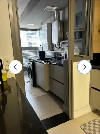 Imagem Apartamento à venda em São Paulo-SP na Cidade Monções: 3 quartos, 3 suítes, 3 salas, 5 banheiros, 2 vagas - 131m²!