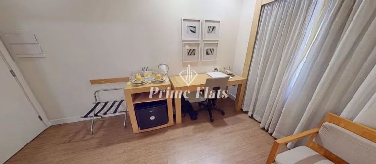 Imagem Flat disponível para locação no Suites Congonhas by Atlantica, com 29m², 1 dormitório e 1 vaga de garagem