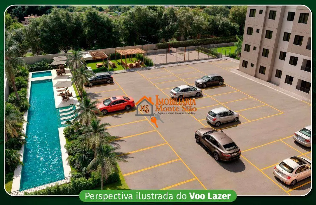 Imagem Apartamento com 2 dormitórios à venda, 38 m² por R$ 292.345,66 - Bonsucesso - Guarulhos/SP