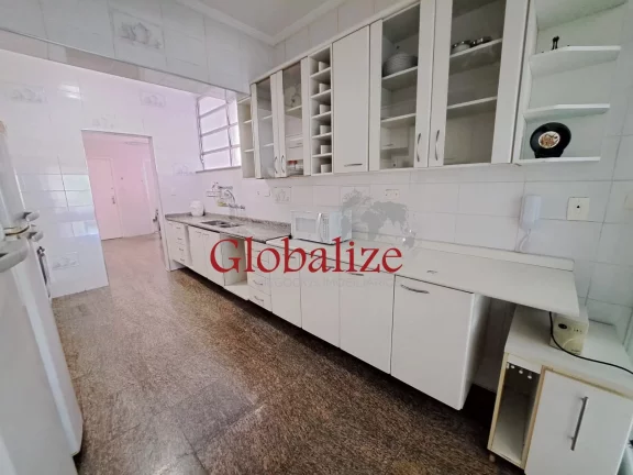 Imagem Apartameno à venda com 210m², 3 quartos, 2 suítes, 2 vagas, frente mar por R$2.700.000,00 no Boqueirão em Santos
