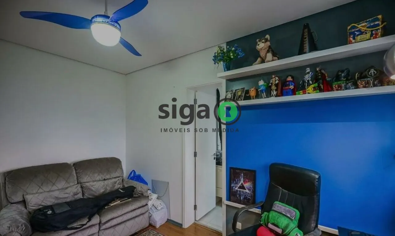 Imagem Apartamento Mobiliado de Alto Padrão com 3 Dormitórios, 3 Vagas e Infraestrutura Completa no Morumbi