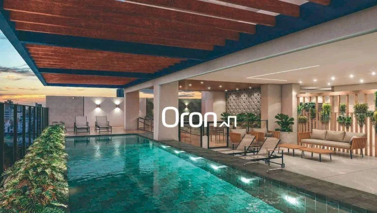 Imagem Apartamento mobiliado com 3 dormitórios à venda, 137 m² por R$ 1.620.000 - Setor Marista - Goiânia/GO