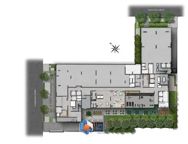 Imagem Apartamento para venda em Indianópolis com 1 quarto, sendo 1 suíte, 40m²