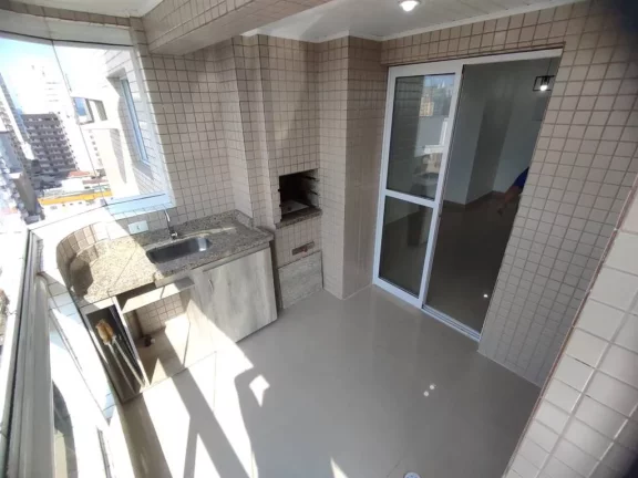 Imagem Apartamento com 2 dorms, Aviação, Praia Grande - R$ 420 mil, Cod: 2498