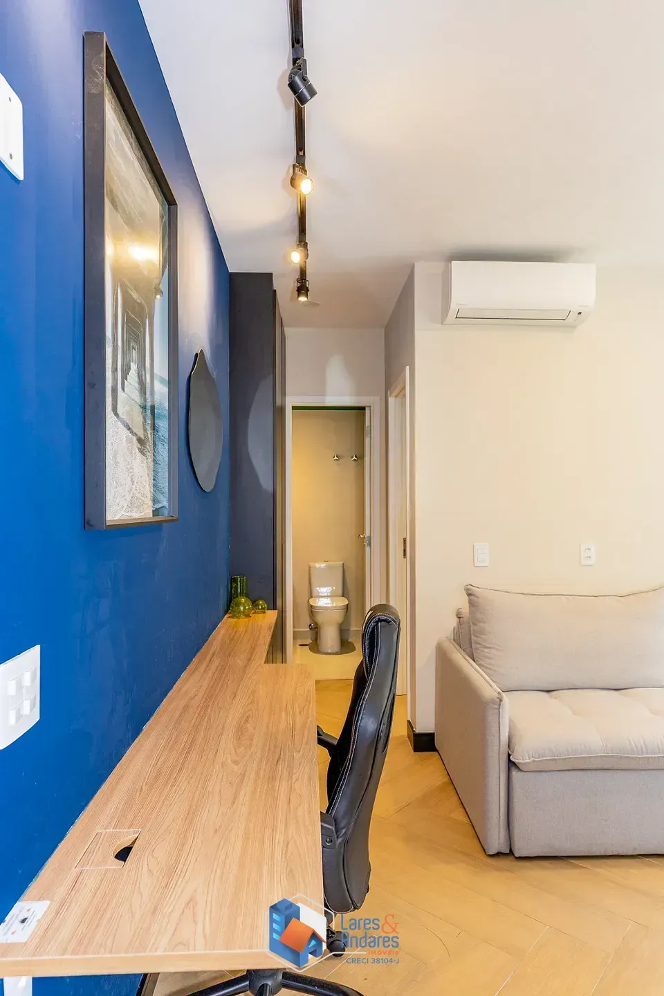 Imagem Apartamento para venda em Campo Belo com 1 quarto, sendo 1 suíte, 46m²