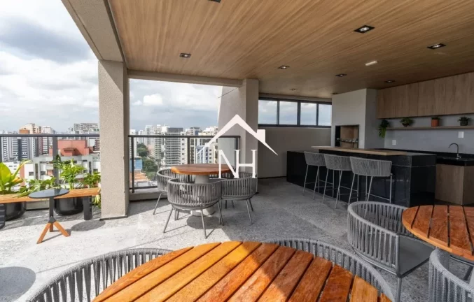 Imagem Studio na Vila Clementino de 38m c/ terraço gourmet,1 dormitório,piscina,salão de festas e jogos,coworking,solarium,fitness,brinquedoteca,pet place