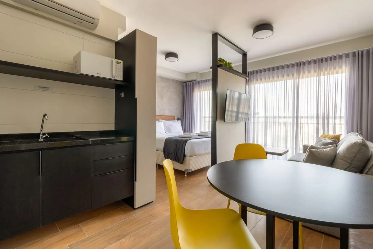 Imagem Apartamento com 1 Quarto para alugar, 24m² - Jardim São Paulo