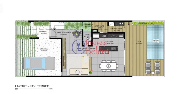 Imagem Imóveis Belém vende casa no Condomínio Euroville