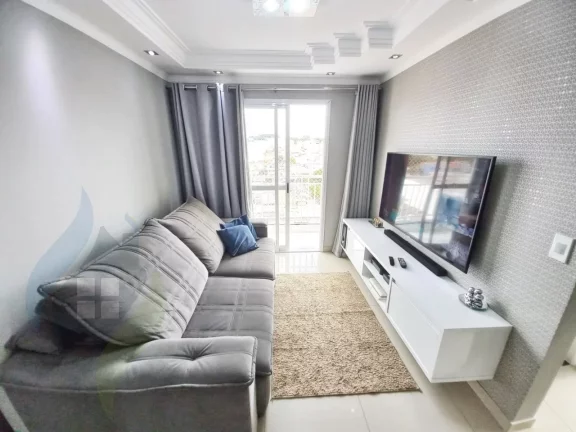 Foto do imóvel Apartamento de 2 dormitórios sendo 1 suíte, 2 banheiros, 1 vaga, com 60m² em Rudge Ramos, São Bernardo do Campo