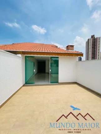 Imagem Cobertura com 2 Quartos e 3 banheiros à Venda, 100 m -Vila Alzira!