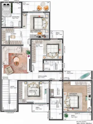Sobrado com 4 Quartos à Venda, 280 m² em São Luiz Gonzaga - Passo Fundo