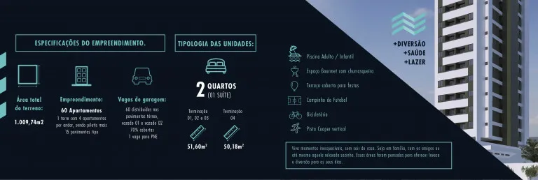 Imagem Apartamento com 2 Quartos à Venda, 51 m² em Iputinga - Recife