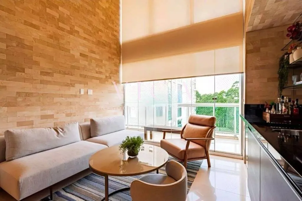 Imagem Premium Tamboré| Apartamento 172m² com Pé-Direito Duplo e 2 Suítes