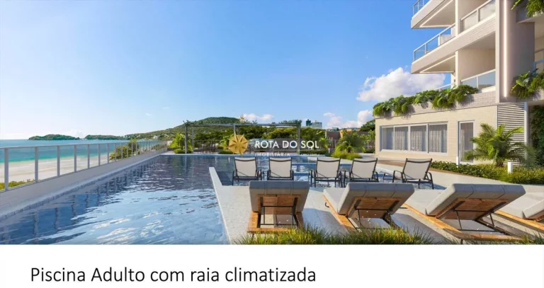 Imagem Pérola do Mar Apartamento novo 3 suítes frente avenida Praia Bombinhas SC