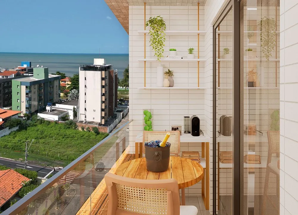 Imagem Flat com 1 dormitório à venda, 31 m² por R$ 387.999,00 - Jardim Oceania - João Pessoa/PB