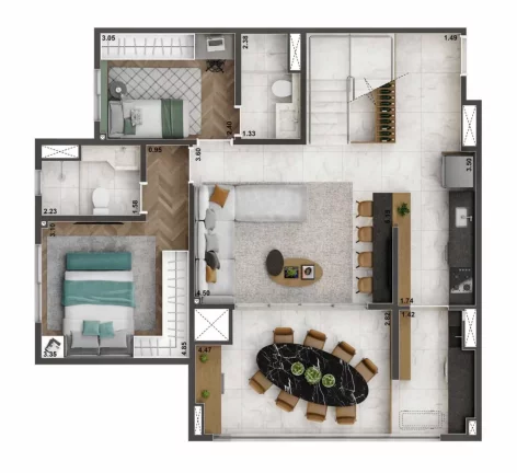 Imagem LIVING ONLY IPIRANGA - CYRELA - Apto de 70m², excelente localização, 600m do Metrô Alto do Ipiranga!