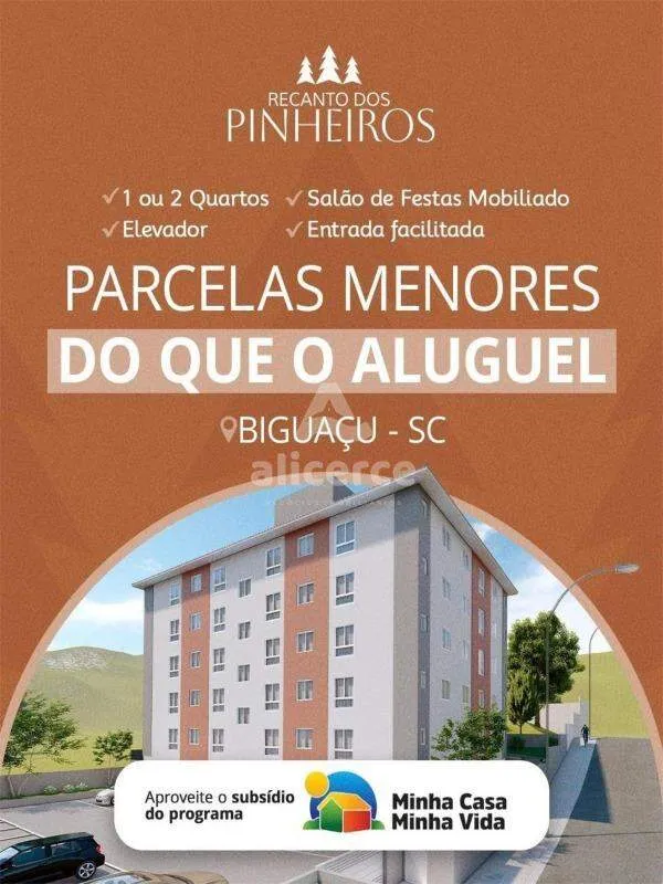 Imagem Apartamento com vista mar em Biguaçu - As parcelas são menores do que o valor do aluguel.