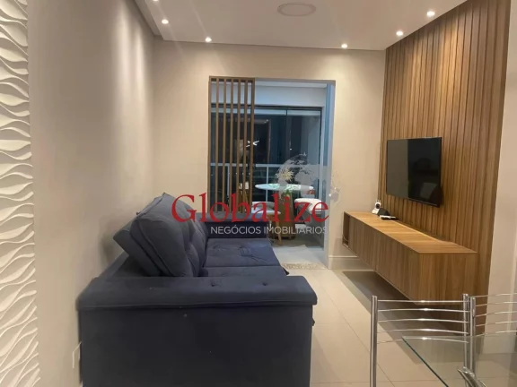 Imagem APARTAMENTO 02 DORMITÓRIOS SENDO 01 SUÍTE POR R$570.000,00, LAZER COMPLETO, SALA AMPLA, COZINHA AMERICANA, MÓVEIS PLANEJADOS, SACADA, PISCINA E VAGA