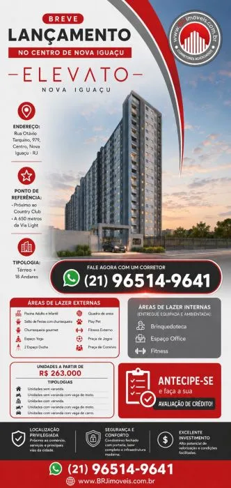 Imagem Apartamento a Venda no bairro Centro - Nova Iguaçu, RJ