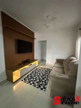 Imagem Oportunidade imperdível: Casa à venda em Praia Grande-SP, Maracanã - 2 quartos, 1 suíte, 1 sala, 2 banheiros, 2 vagas, 120 m².