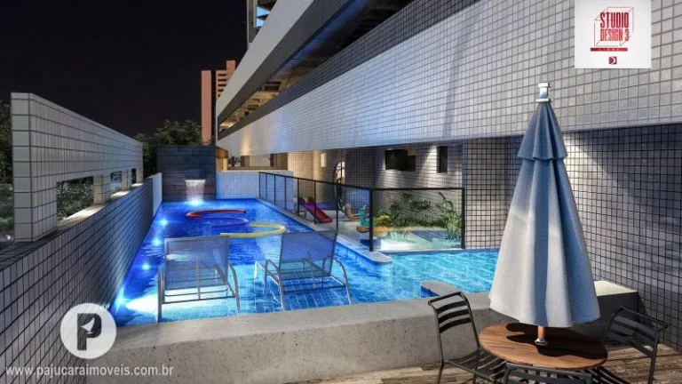 Imagem 02 quartos [60m²] ÷ em 100 meses, 250m da Praia de Pajuçara