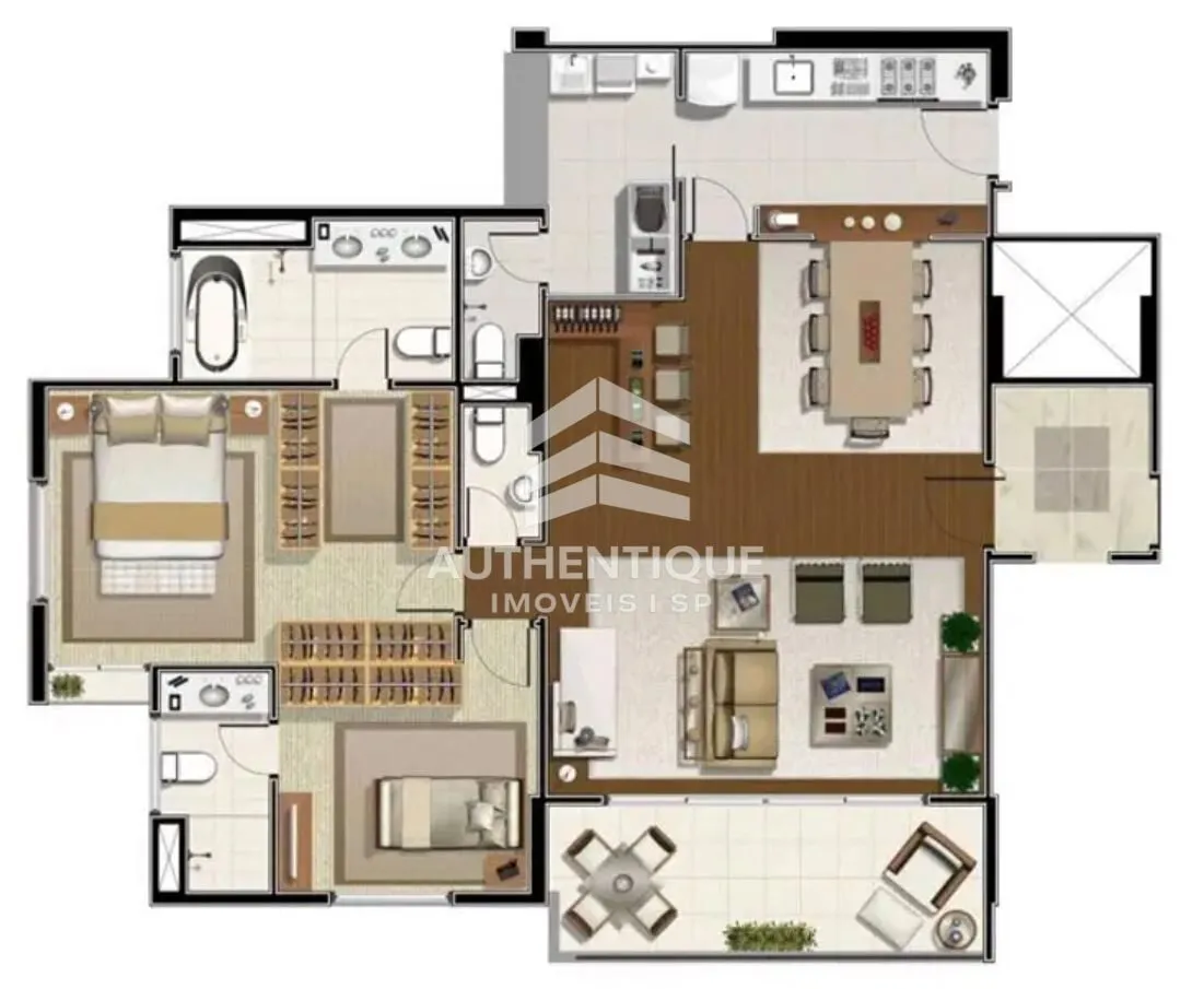 Imagem LE LOCLE JARDINS - Apartamento à venda no bairro Jardim Paulista - São Paulo/SP, Zona Sul