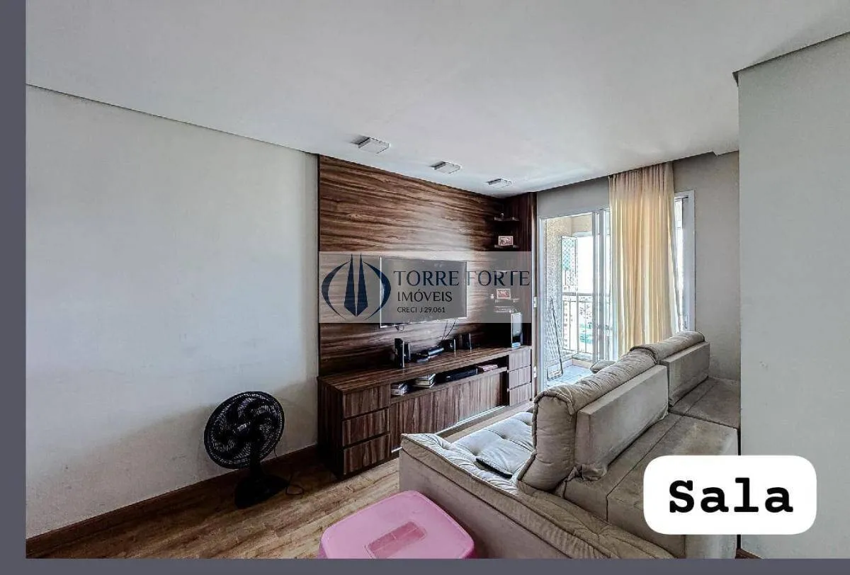 Imagem Apartamento de 71m², 3 dormitórios e 1 vaga próximo ao parque Belém