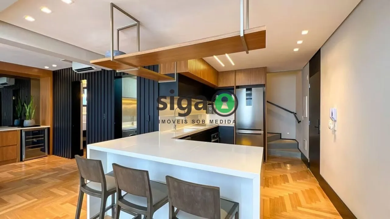 Imagem Apartamento duplex com 110m² sendo 1 suíte , 2 banheiros e 2 vagas - Jardins - São Paulo/SP
