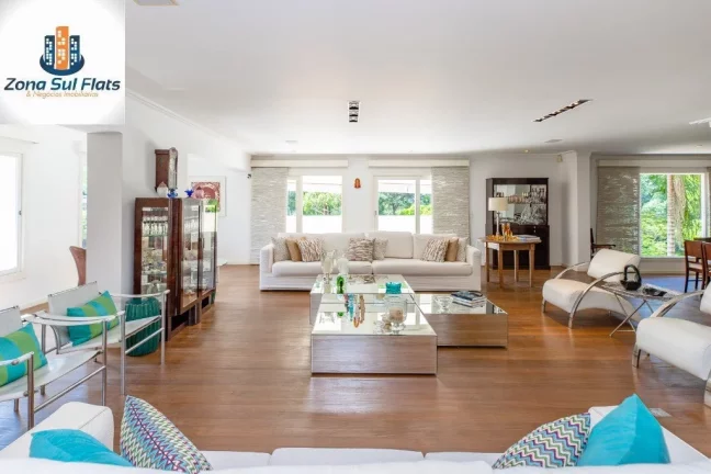 Imagem Casa Alto Padrão à Venda No Morumbi Com 4 Suítes e 6 Vagas - Condomínio Fechado