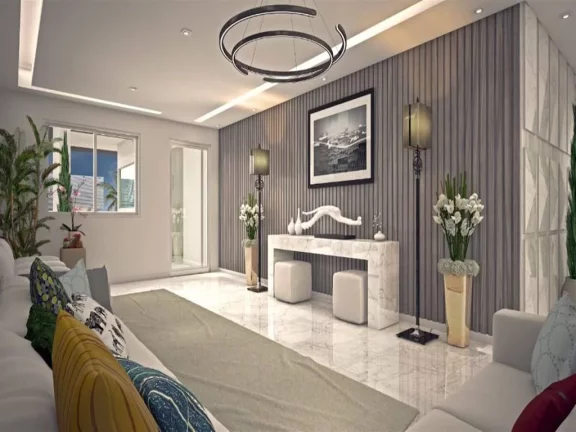 Imagem Apartamento com 2 dormitórios à venda, 70 m² - Guilhermina - Praia Grande/SP