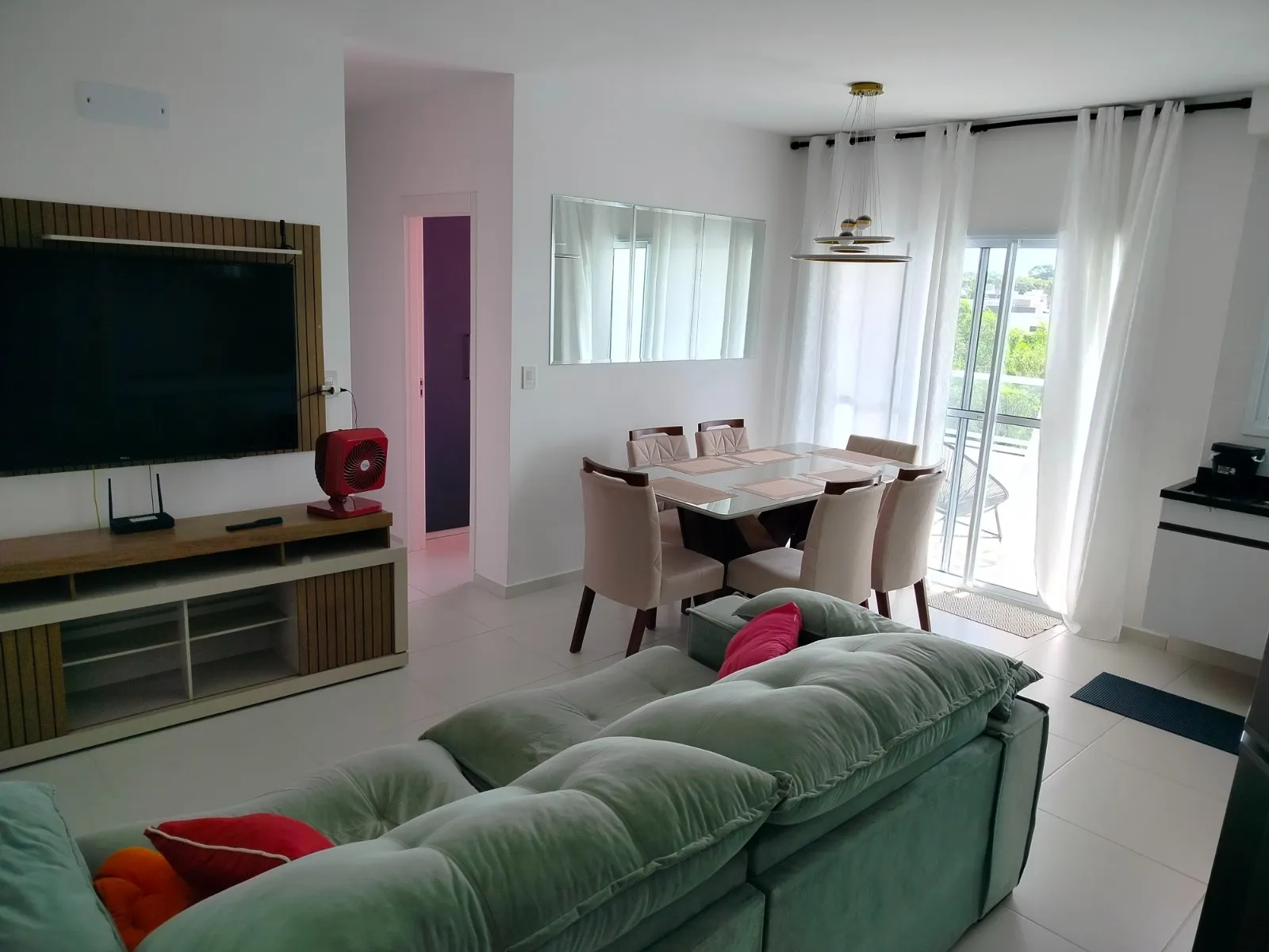 Imagem Apartamento Mobiliado com Três Dormitorios no Coração do Parque Campolim