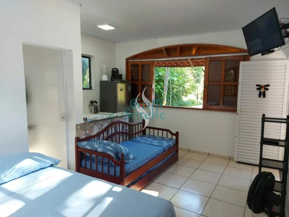 Imagem Terreno com casa e chalé construído à venda em Ubatumirim - Ubatuba/SP.