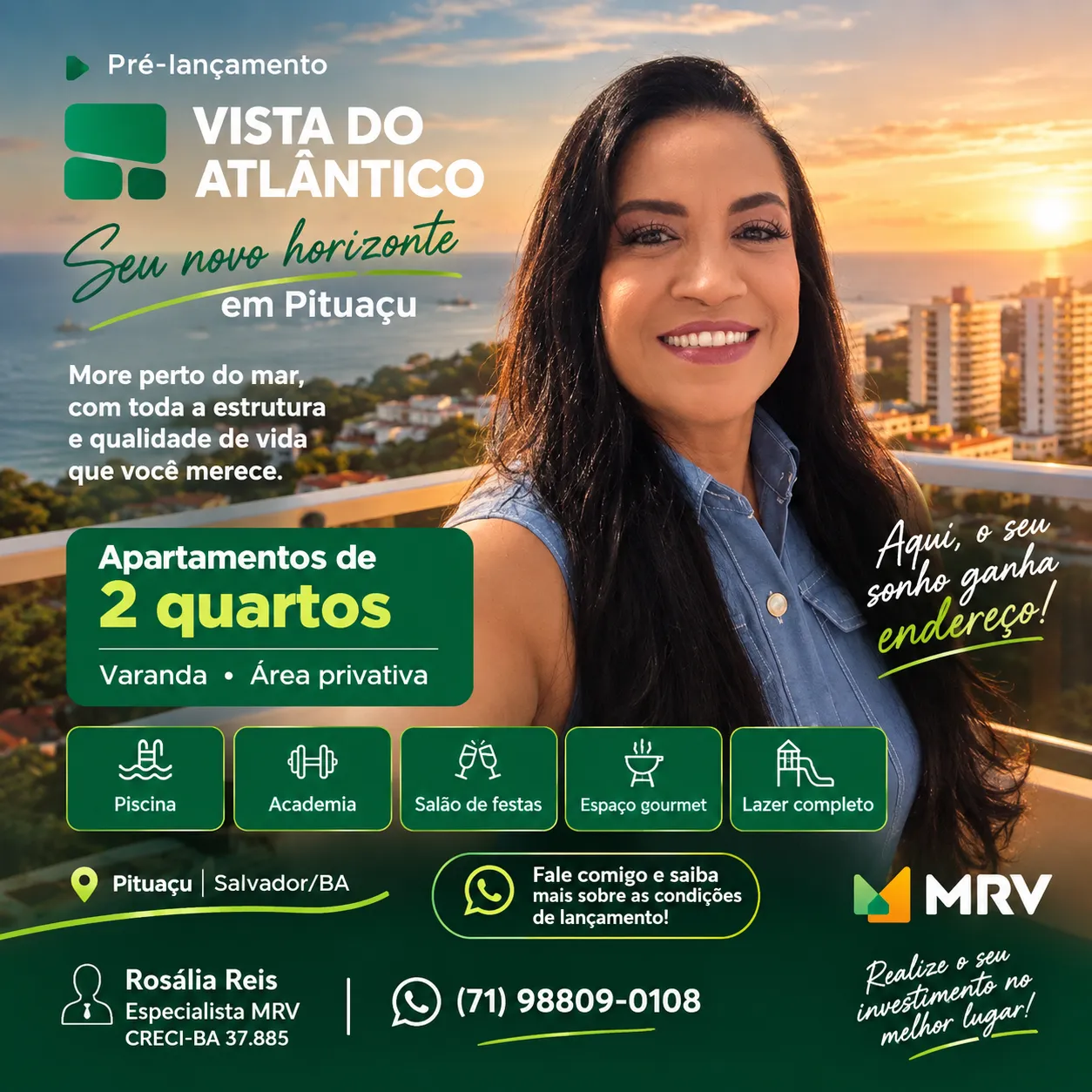 Imagem Apartamento com 2 Quartos à Venda, 40 m² em Pituaçu - Salvador
