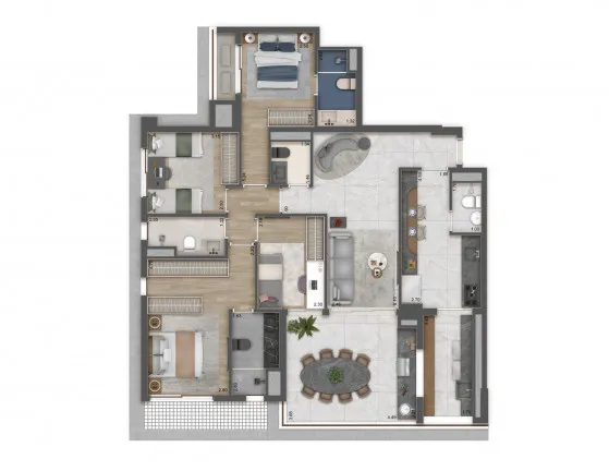 Imagem Apartamento com 4 Quartos à Venda, 132 m² em Bela Vista - São Paulo