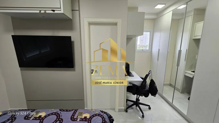 Imagem Apartamento 90m2, 03 dorms, Mobiliado, Ar Cond., 02 vagas, Cond. Completo
