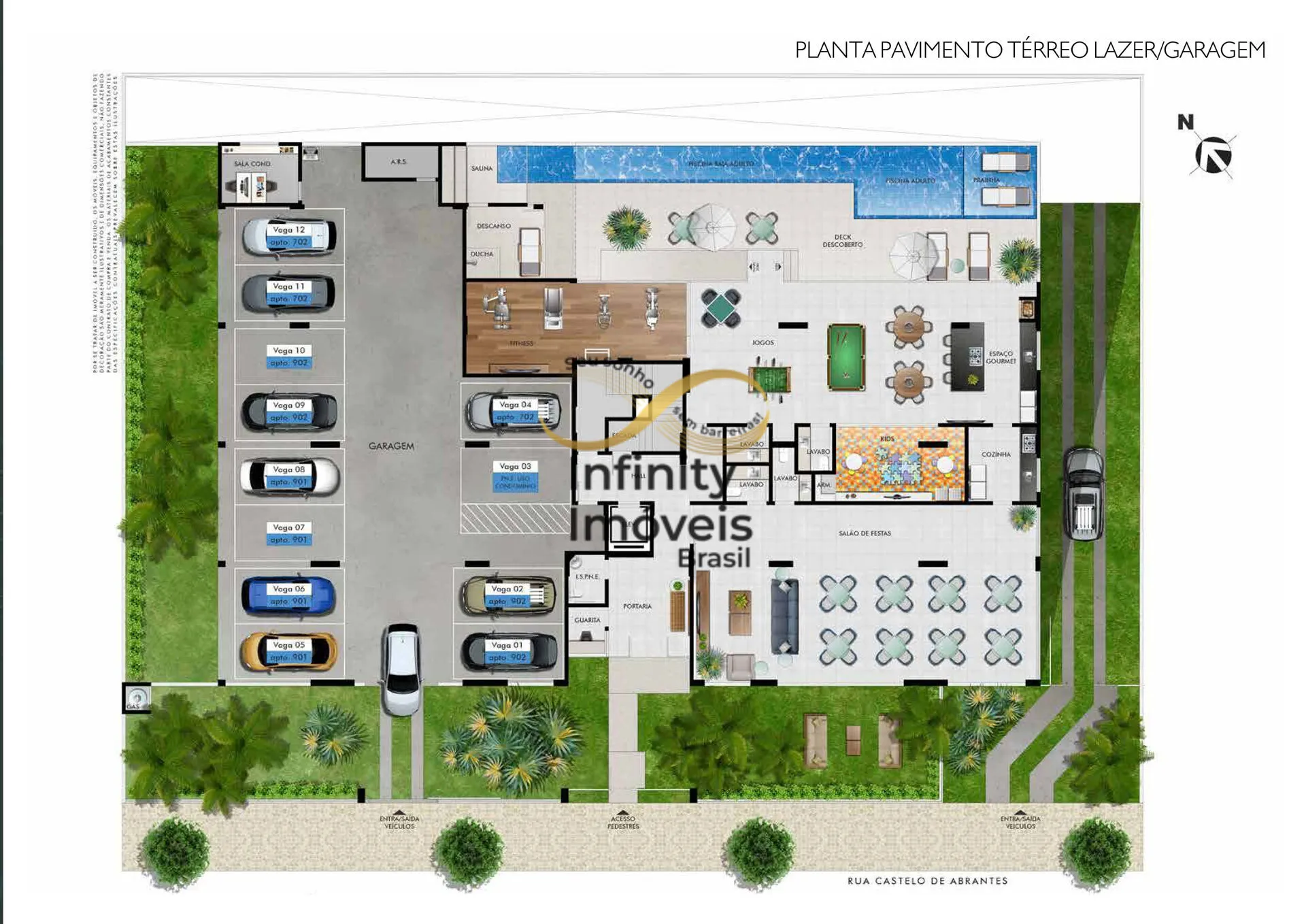 Imagem Évora Rua Castelo de Abrantes, - Apartamento à venda no bairro Castelo - Belo Horizonte/MG