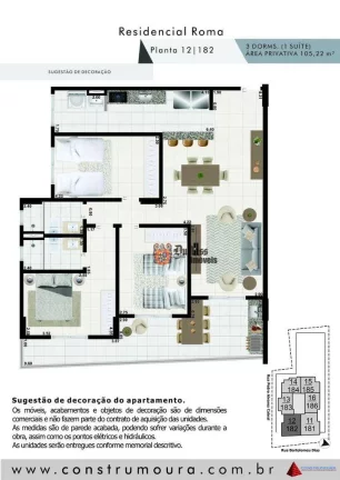 Imagem Apartamento com 3 dormitórios à venda, 105,22 m² a partir de R$ 714.201, - Aviação - Praia Grande/SP
