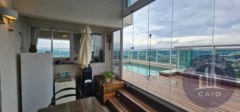 Imagem Apartamento cobertura mobiliado 342 m², aluguel R$ 40.000 - Alphaville/SP
