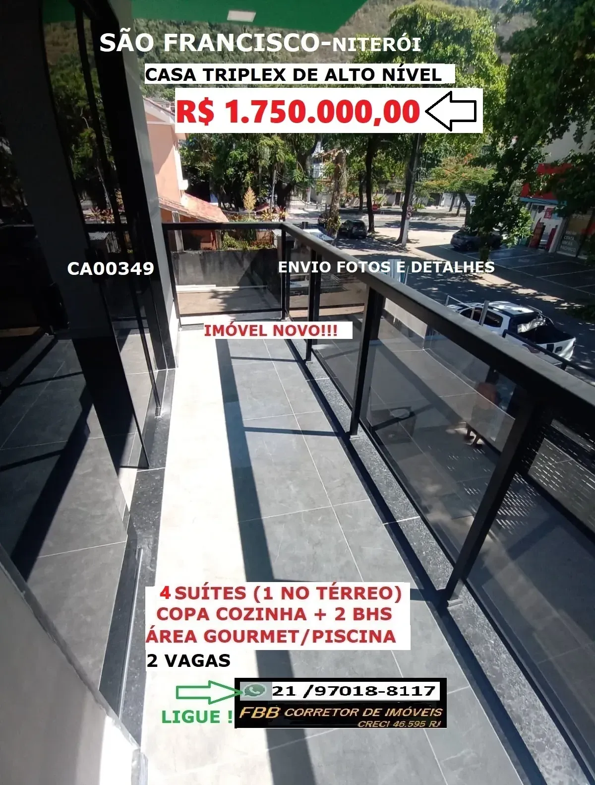 Foto do imóvel Casa com 4 Quartos à Venda, 372 m² em São Francisco, Niterói - RJ